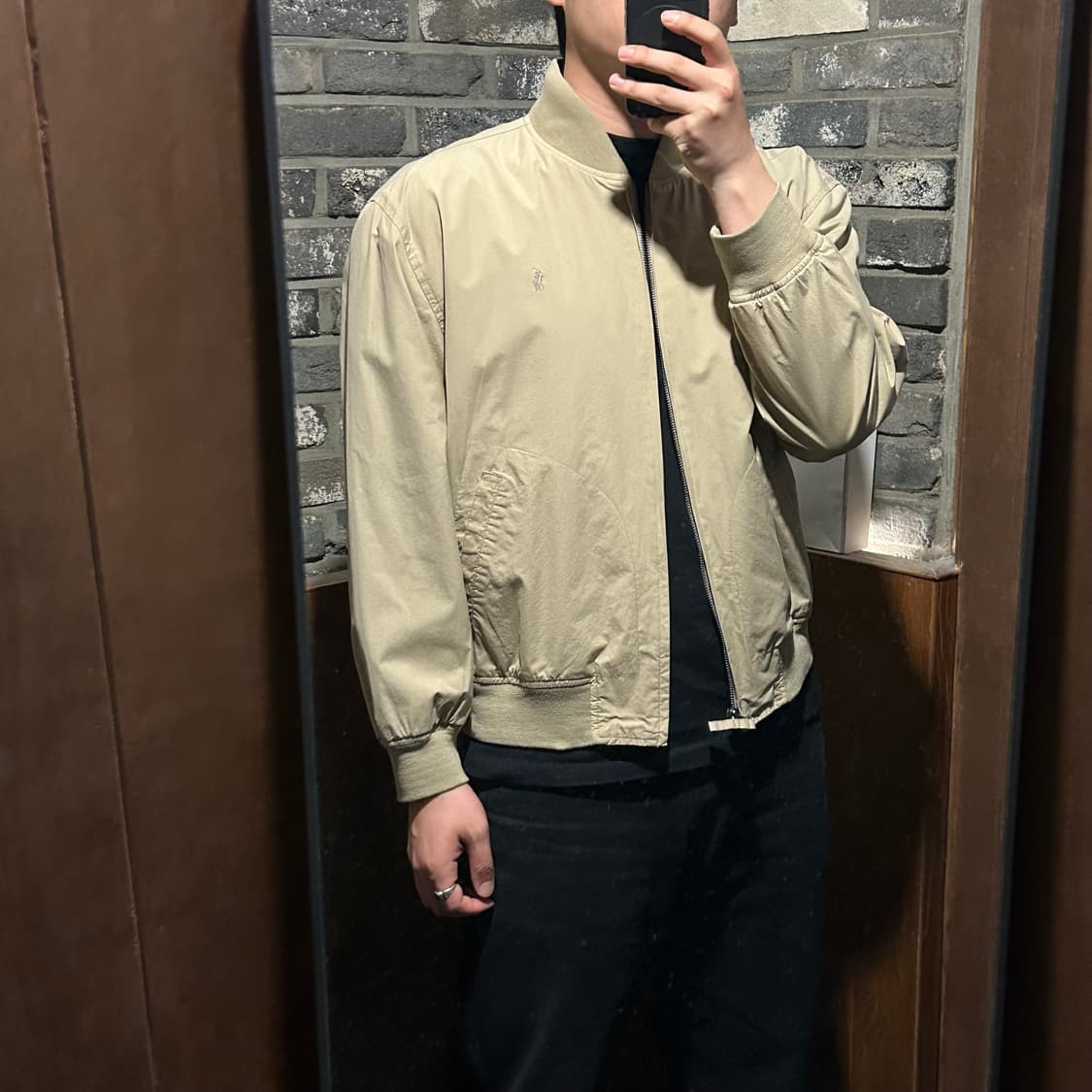M) 폴로 랄프로렌 베이지 봄버 블루종 자켓 상품이미지8