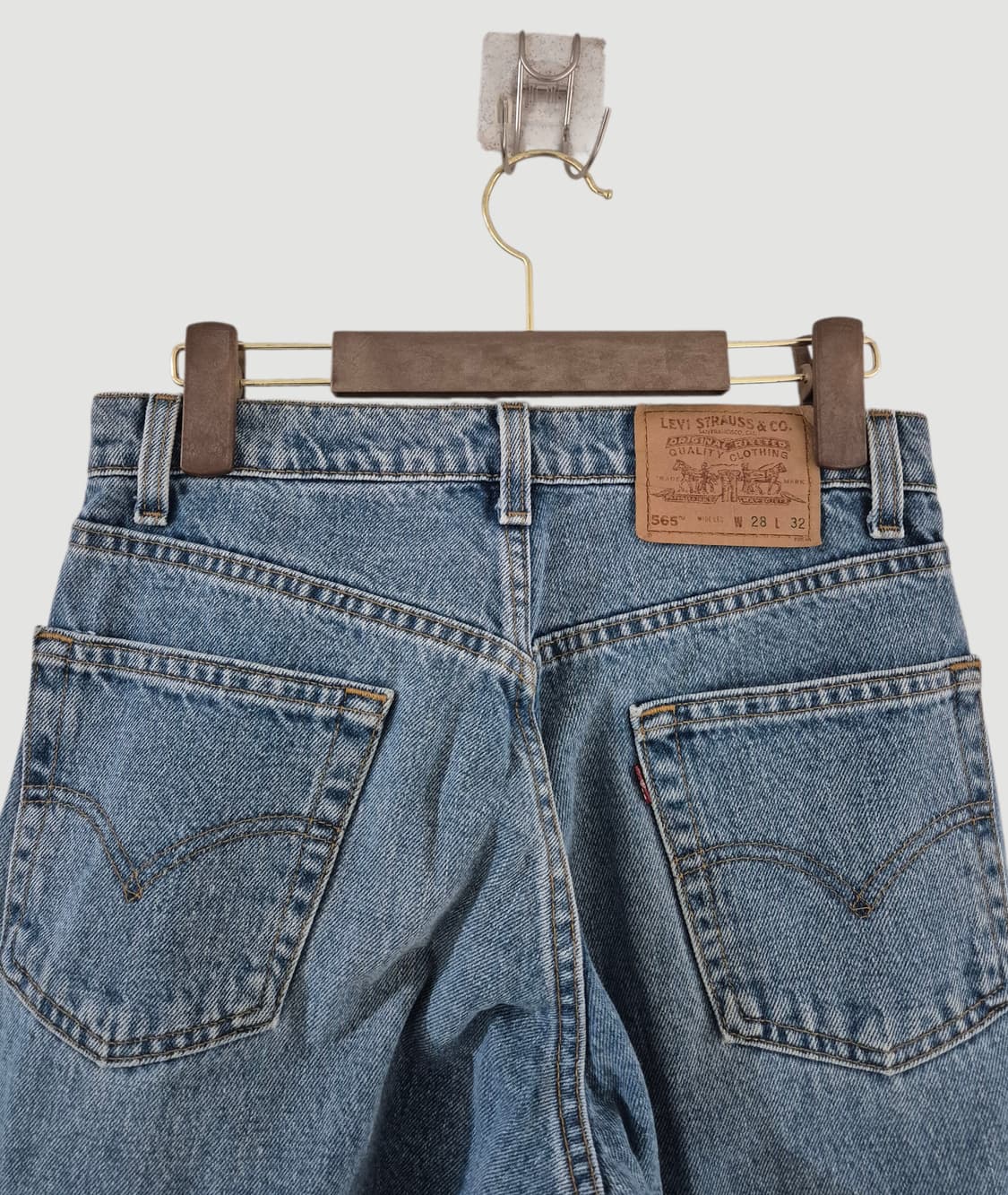 [27]90'S빈티지 리바이스565 여자 데님 청바지 루즈핏 상품이미지1
