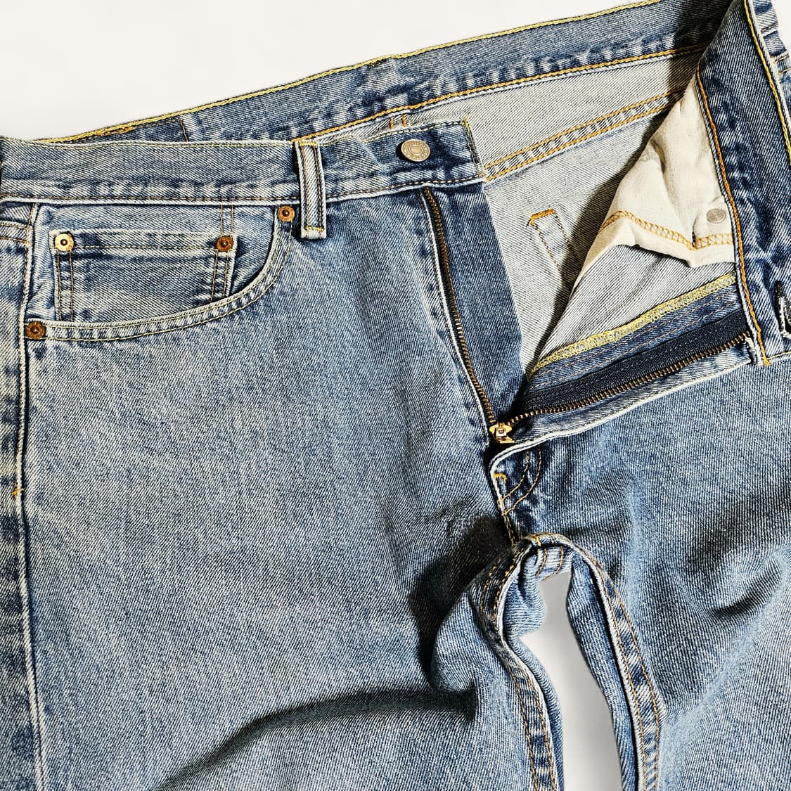 [34X32][리바이스]505™레귤러 스트레이트 유즈드워시드 데님 상품이미지4