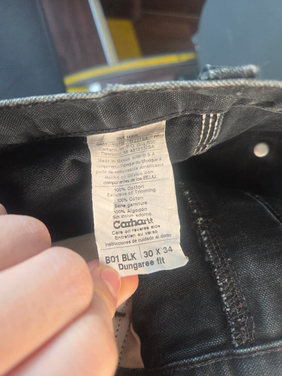 07년 생산 칼하트 빈티지 b01 더블니 카펜터 팬츠 30×32 상품이미지3