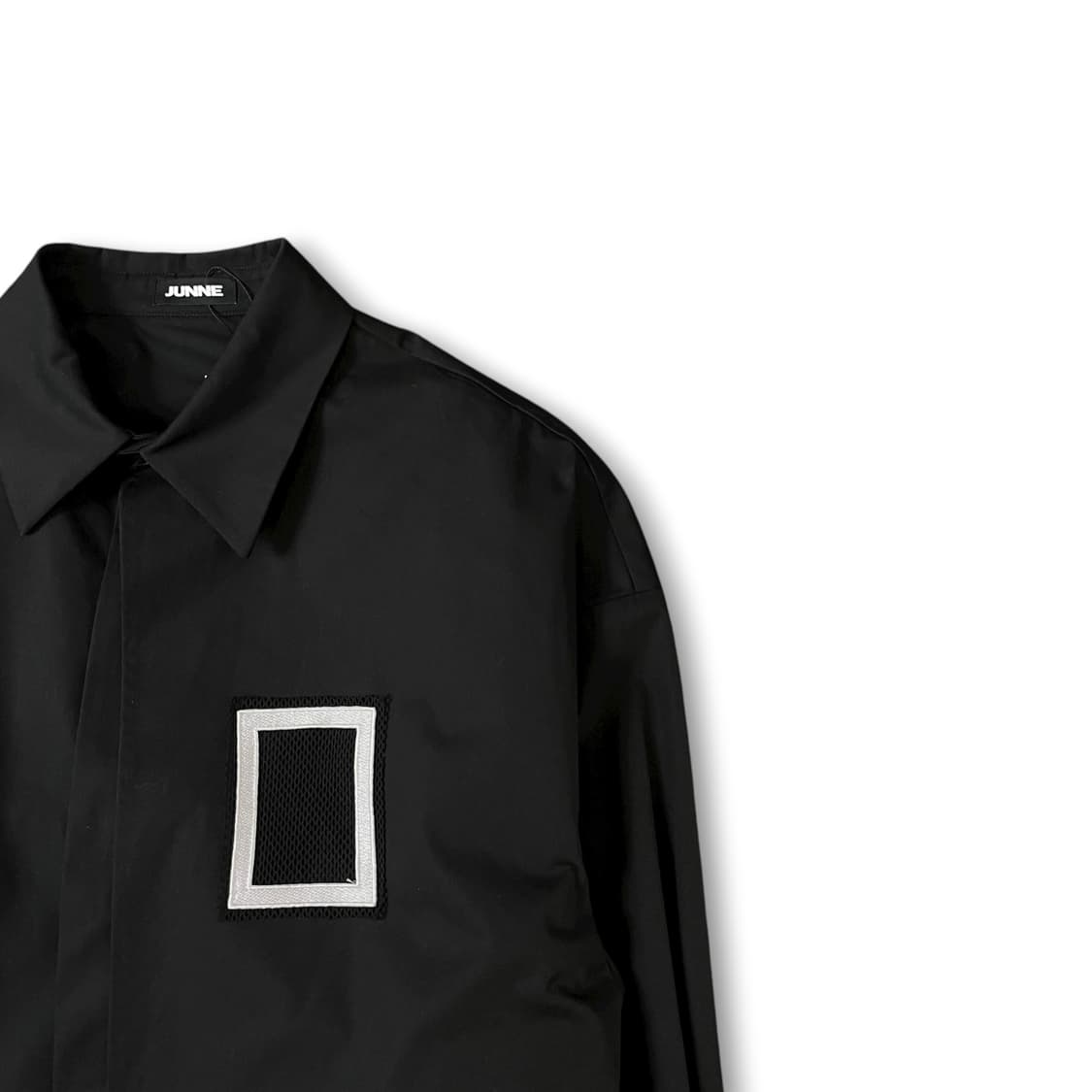 준느 S05 블랙 긴팔 셔츠 L 상품이미지2