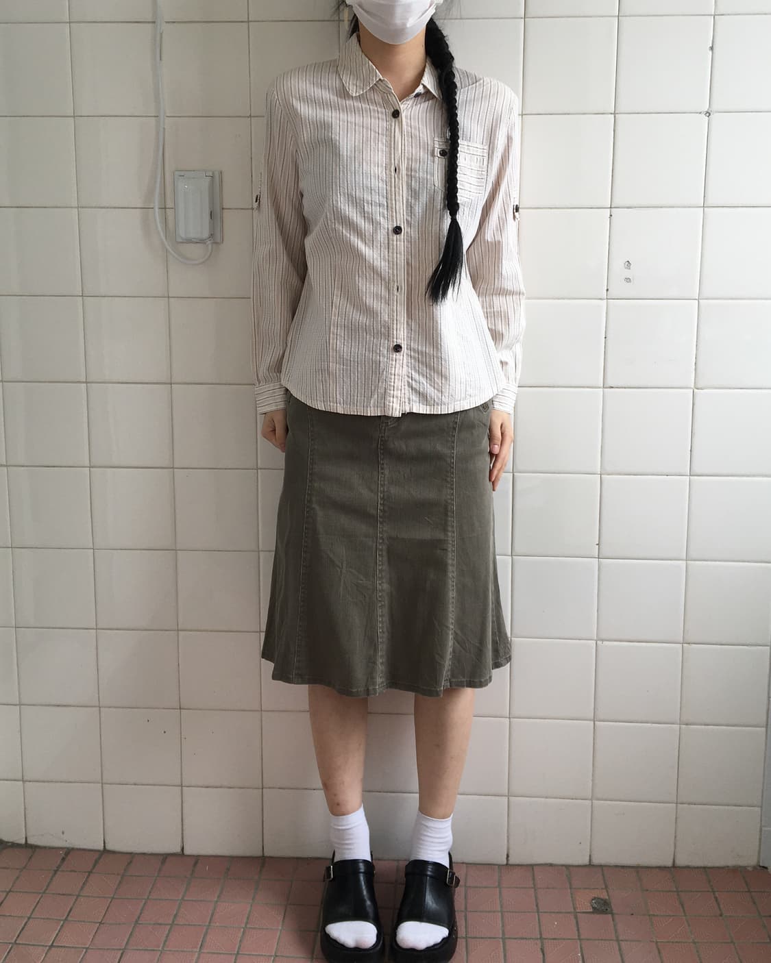 Stripe pattern shirt 상품이미지1