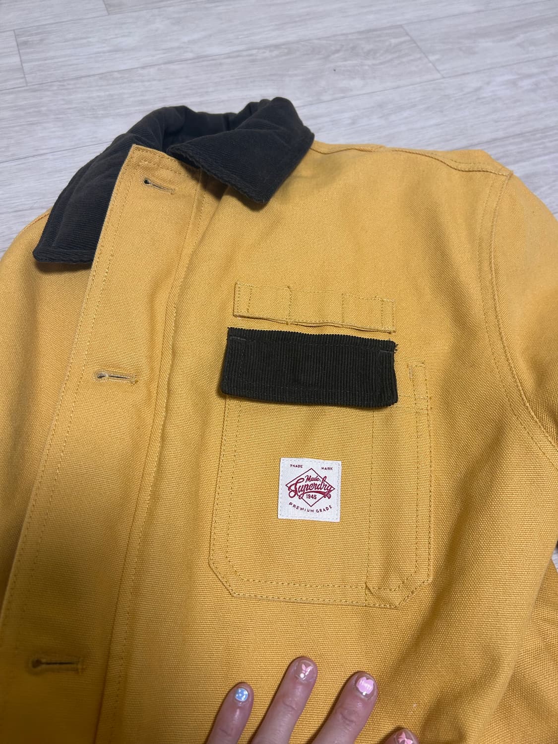 Superdry 워크 자켓 머스타드 S 상품이미지2