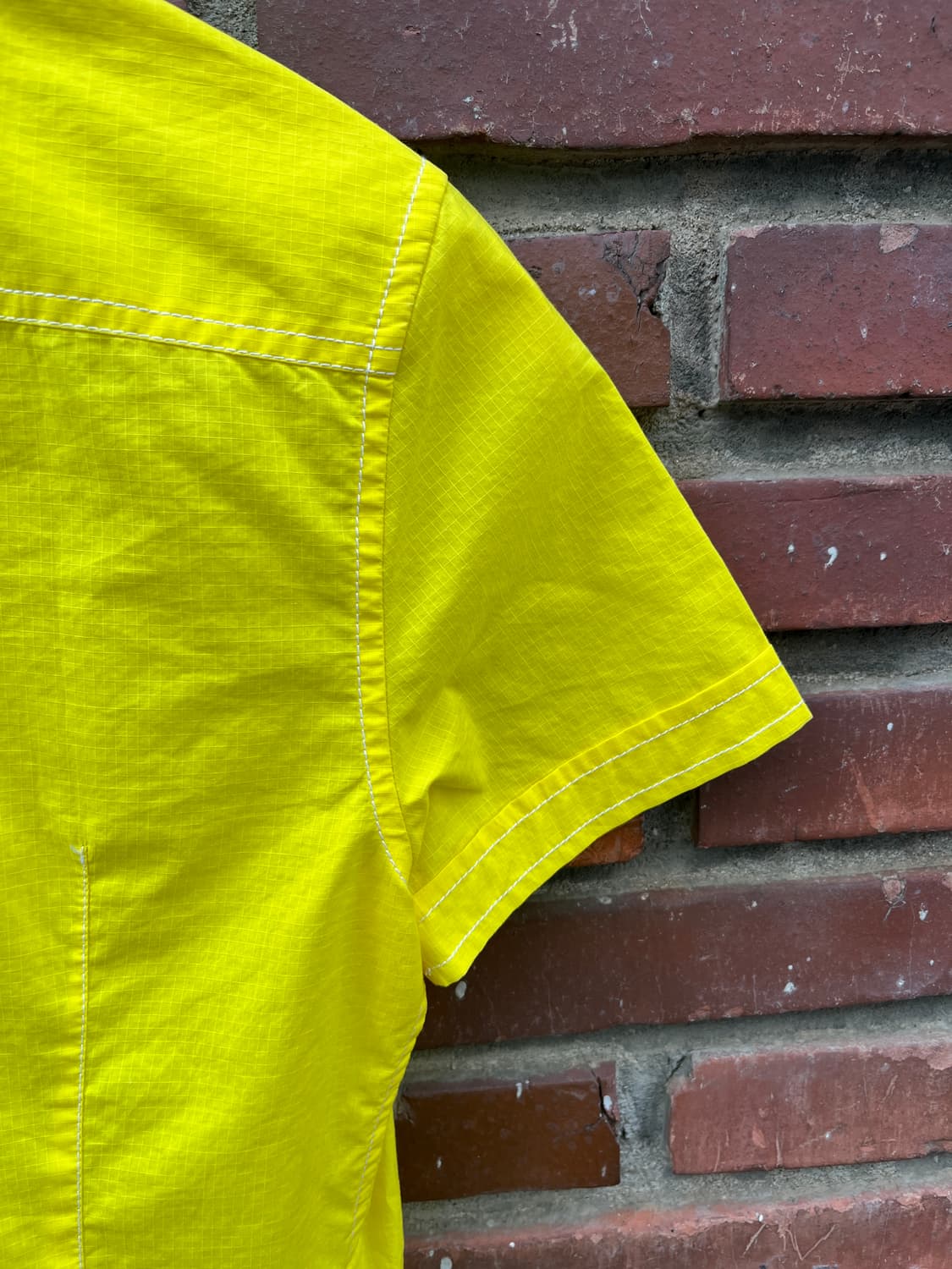 90s~00s 프라다 스포츠 립스탑 하프 셔츠 상품이미지5