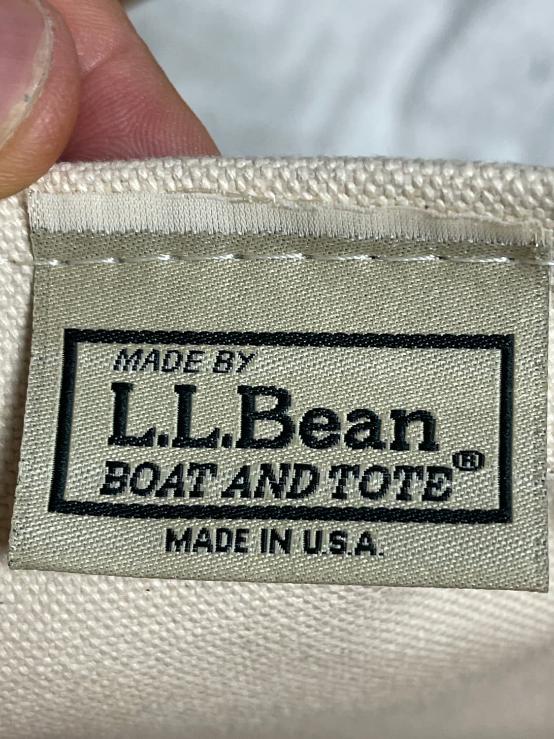 엘엘빈(LL.Bean) 보트앤토트백 미디엄 가죽핸들 made in USA 상품이미지8