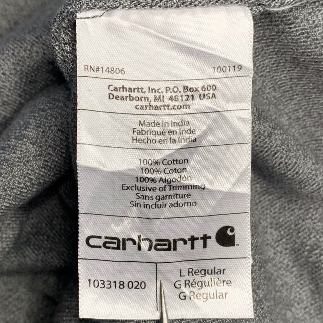 [L] 칼하트 릴렉스드핏 멀티포켓 플란넬 워크셔츠 상품이미지6