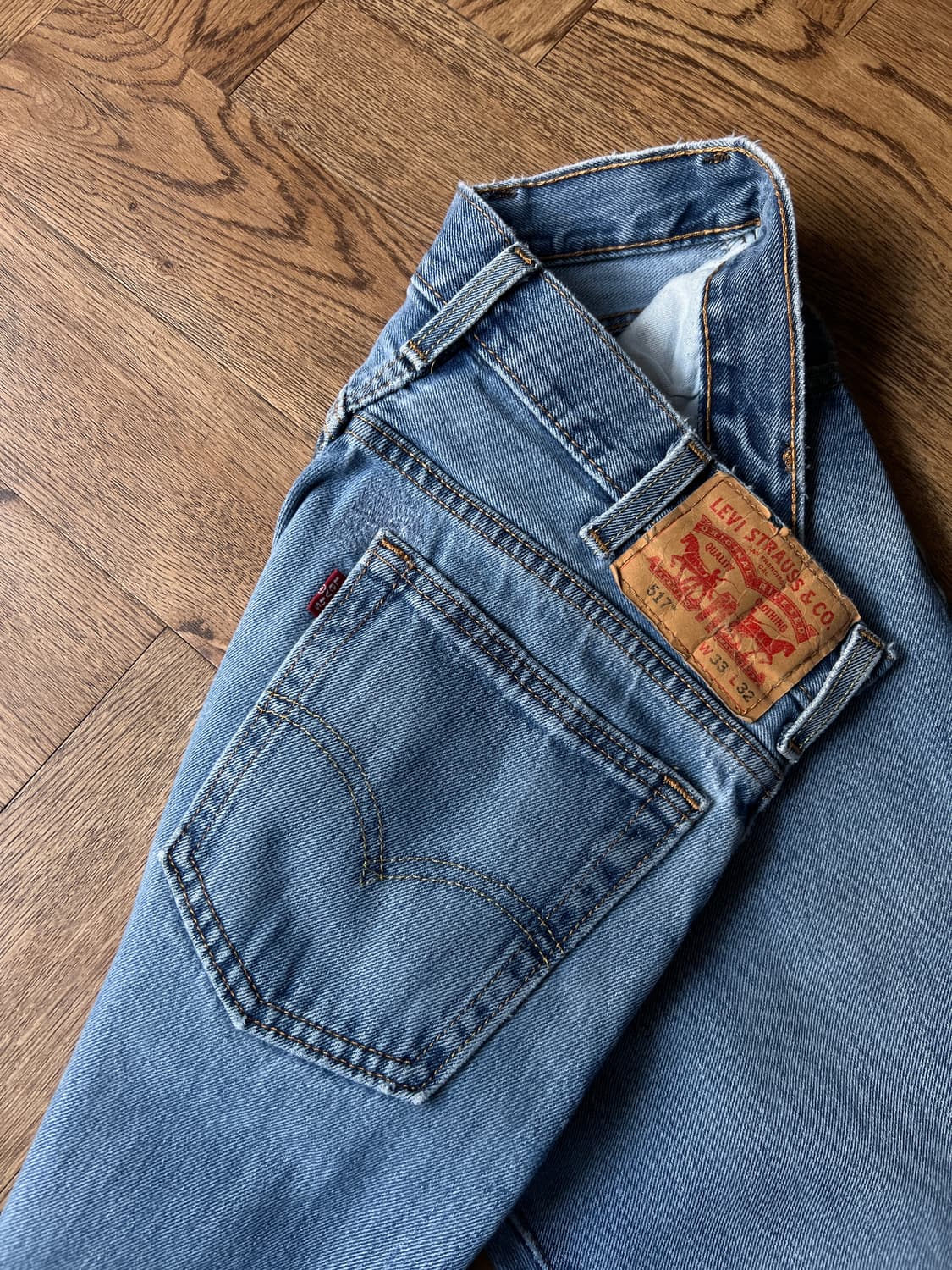 [33]리바이스 517 미디엄블루 플레어진 F5 상품이미지4