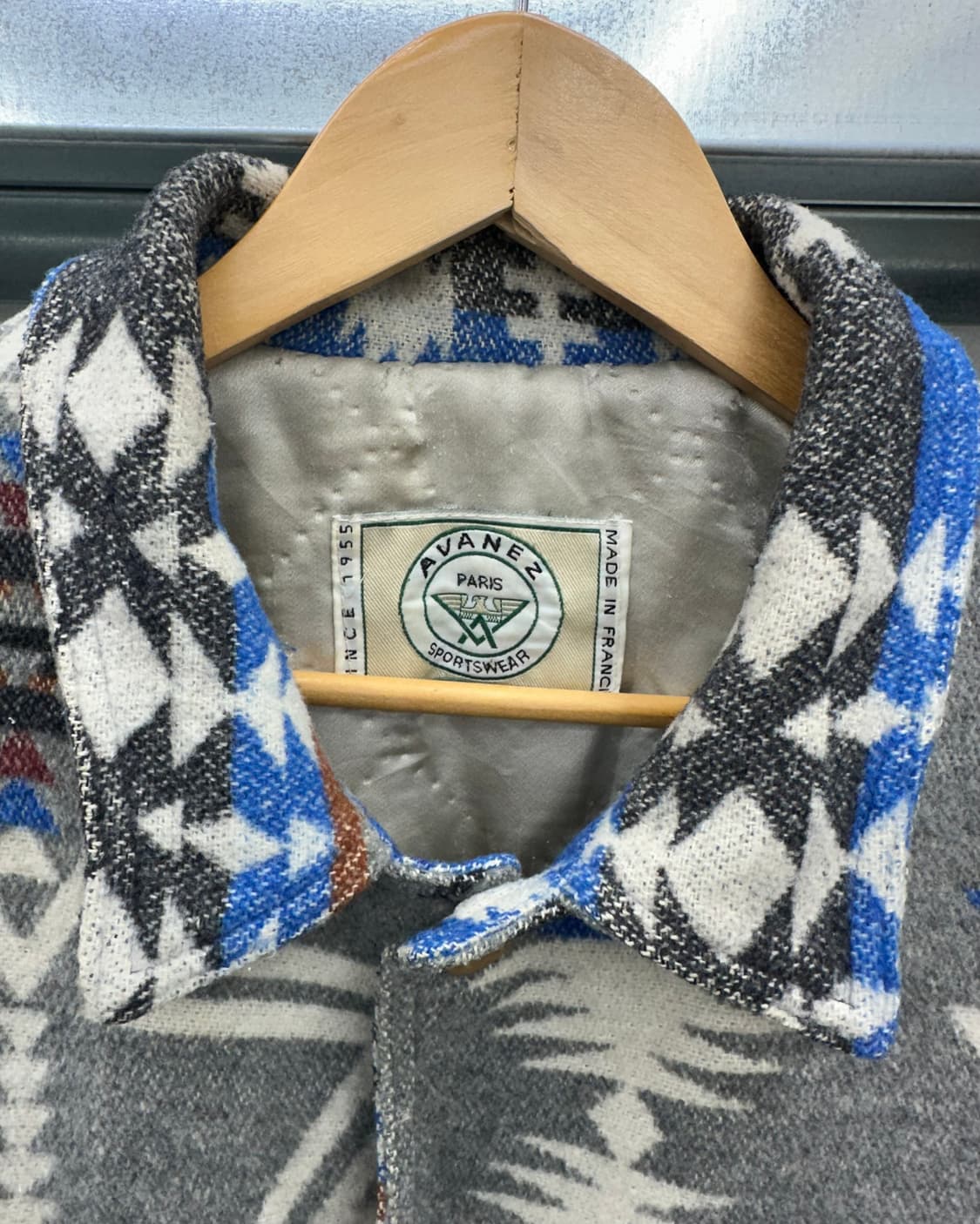 (L오버)80~90'S FRANCE 패턴 코트-M1339 상품이미지2