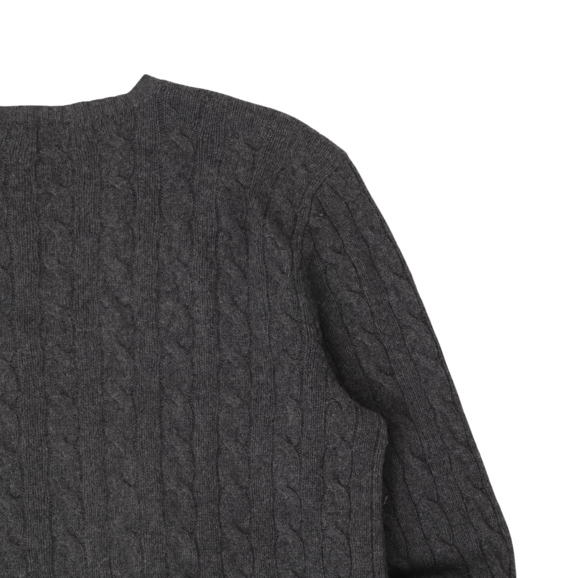 폴로 랄프로렌 그레이 울 캐시미어 케이블 니트 상품이미지6