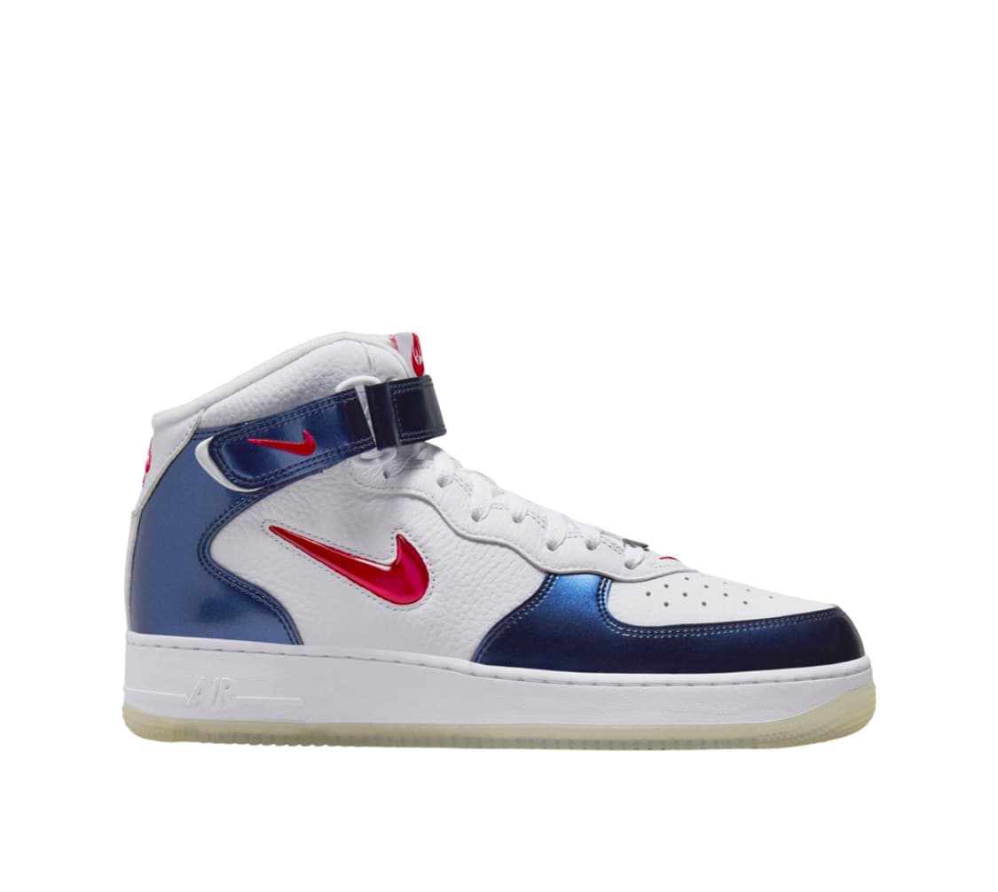 나이키 에어포스 1 미드 QS 유니버시티 레드 앤 미드나잇 네이비 상품이미지1