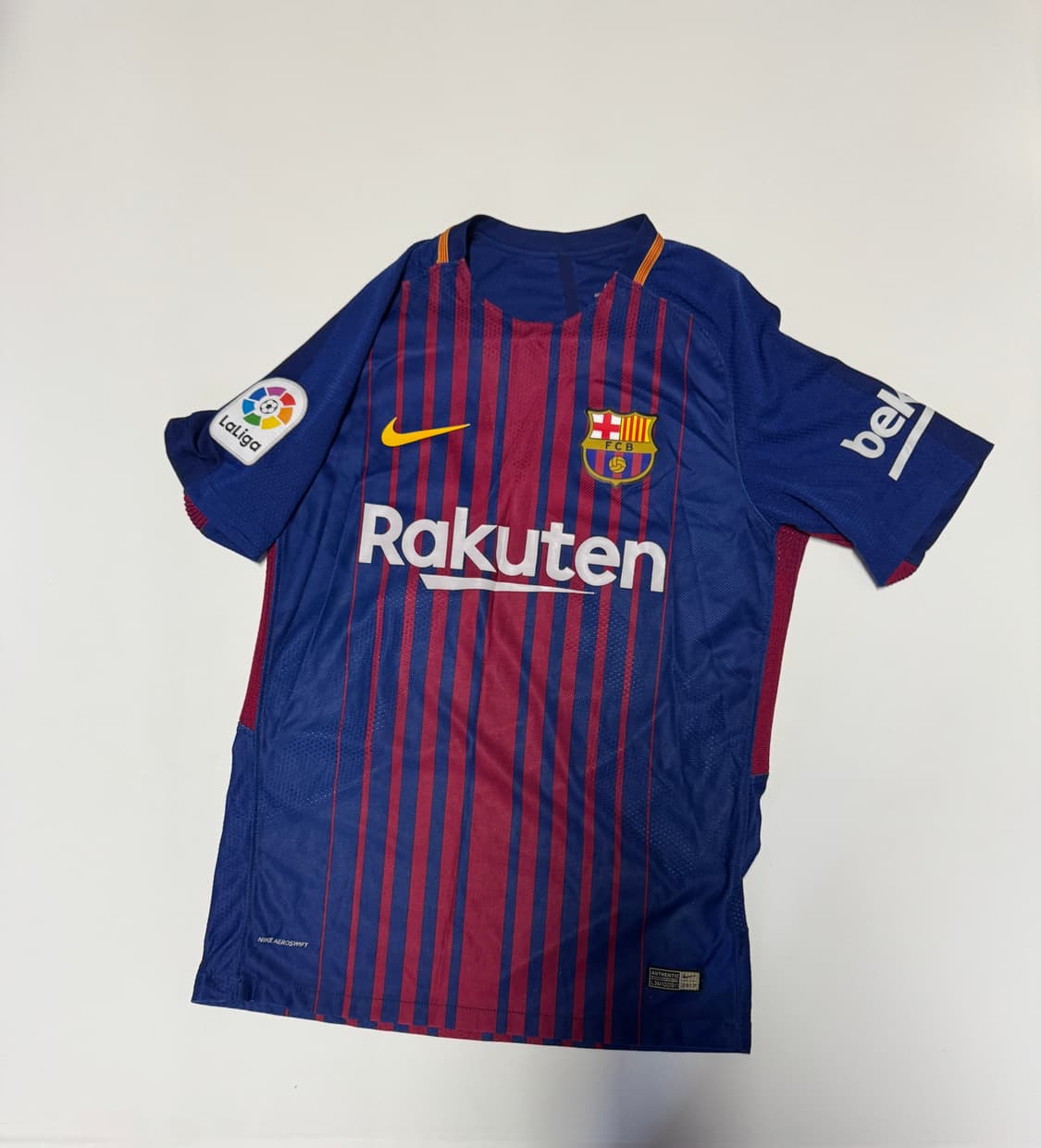 희귀!! 나이키 17-18 바르셀로나 메시 유니폼 티셔츠 S 상품이미지2