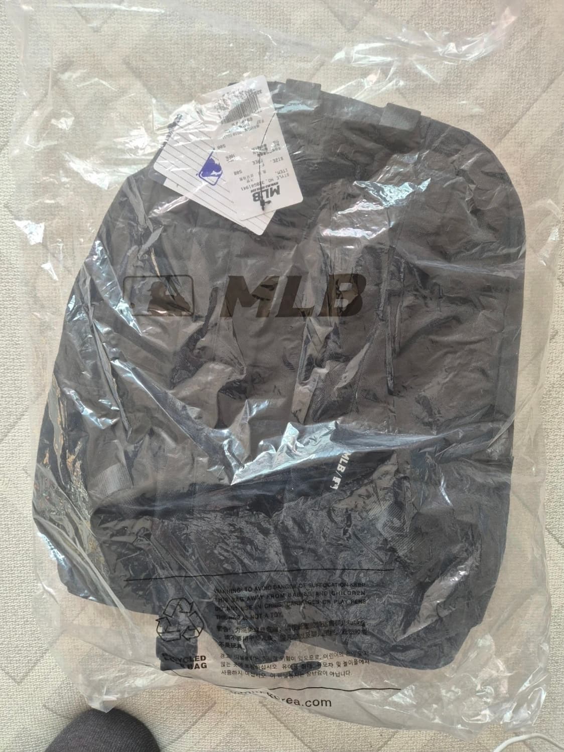 MLB 백팩 블랙 32BG01941 새상품 상품이미지3