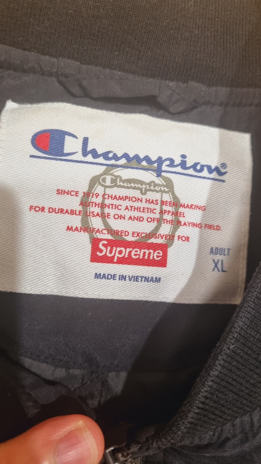 슈프림 SUPREME 챔피언 컬러 블락 자켓 XL 상품이미지4