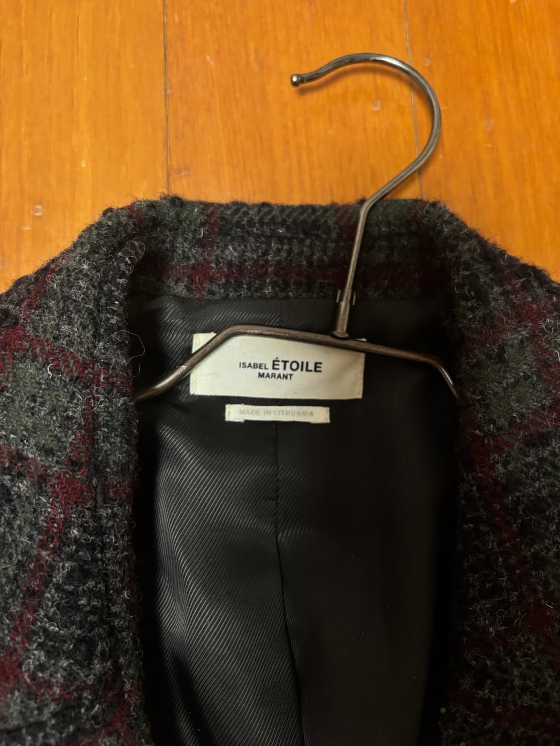 이자벨 마랑 에뚜왈 체크 트위드 자켓 상품이미지3