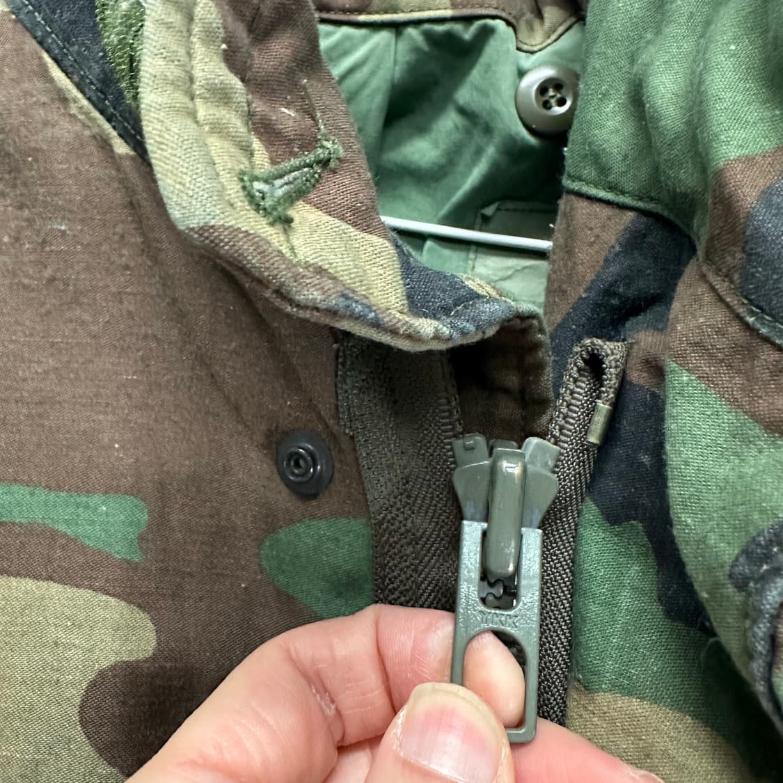 100 US ARMY 미군 우드랜드 밀리터리 야상자켓 상품이미지5