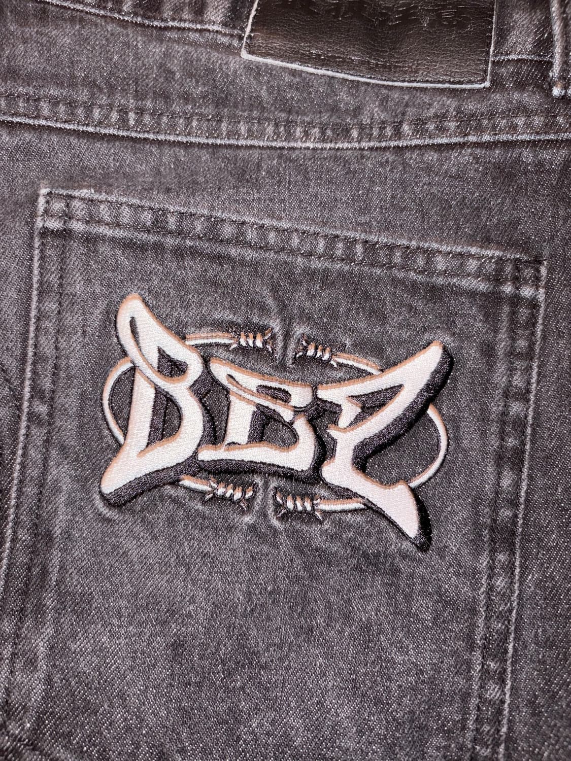 [L] 블랙아이패치 바이커 데님 상품이미지3