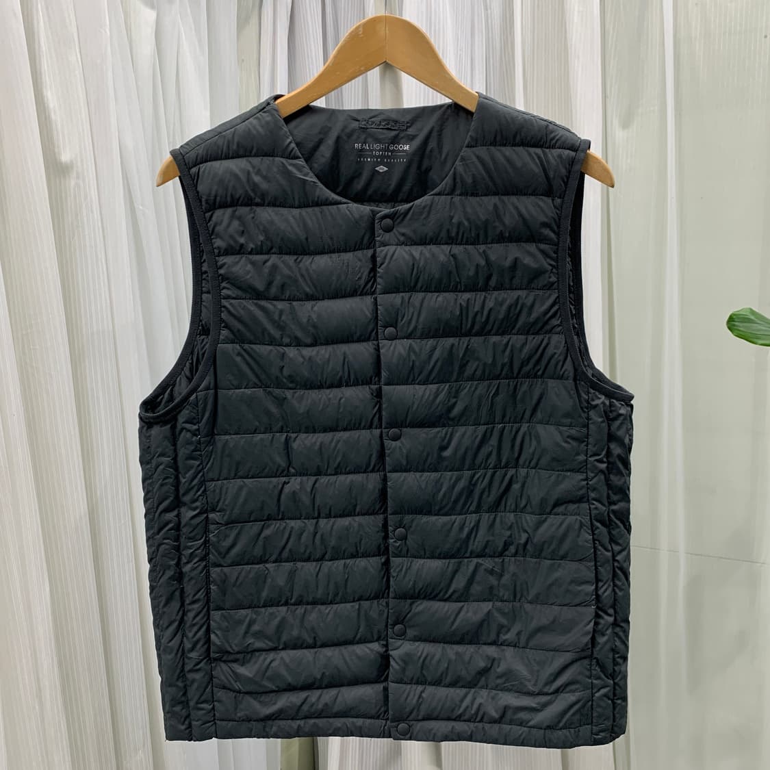 탑텐 리얼 라이트 구스 다운 남성 경량 패딩 조끼 1732 상품이미지1