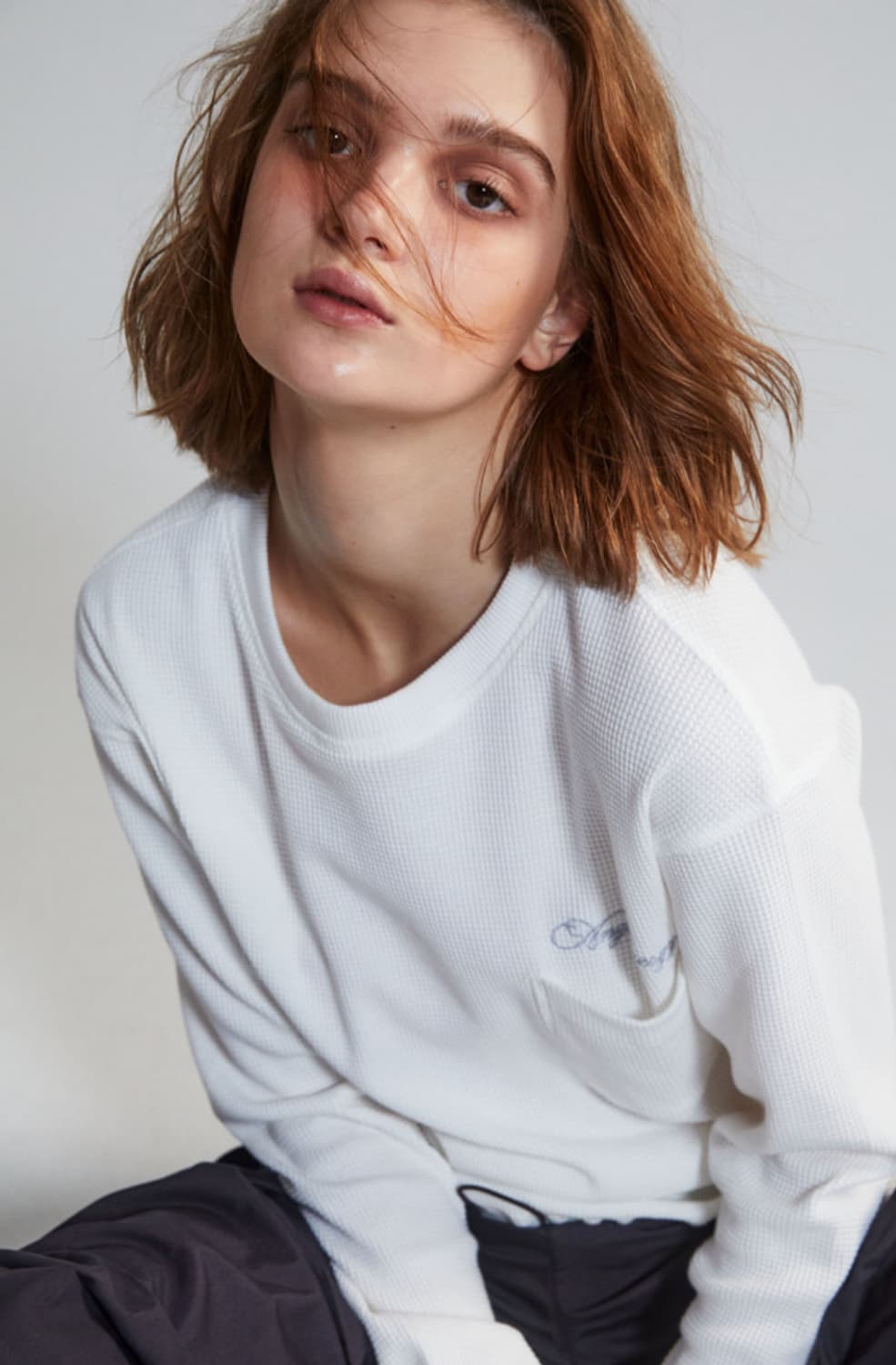 니히 angel energy 와플 맨투맨 티셔츠 상품이미지1