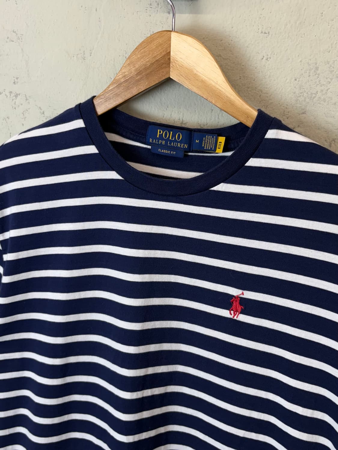 폴로랄프로렌 큐알 정품 스트라이프 반팔티 상품이미지6