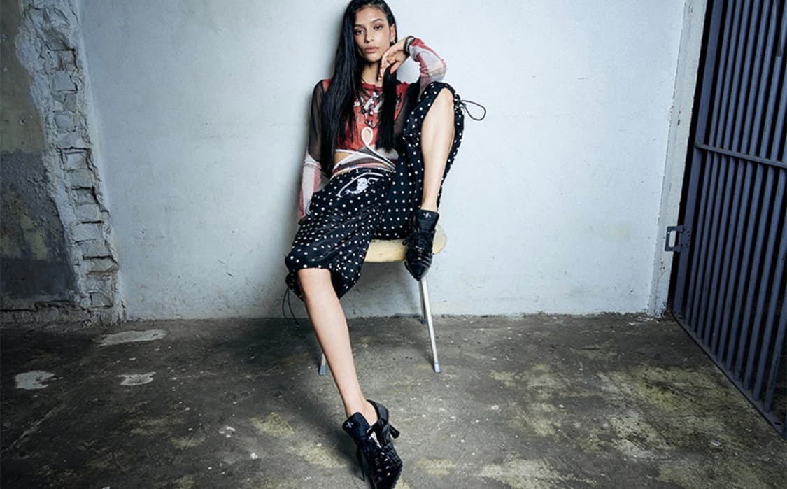 11일까지판매)씨미즈 복싱 에나멜 레이스업 스켈레토힐(블랙) 225 상품이미지3