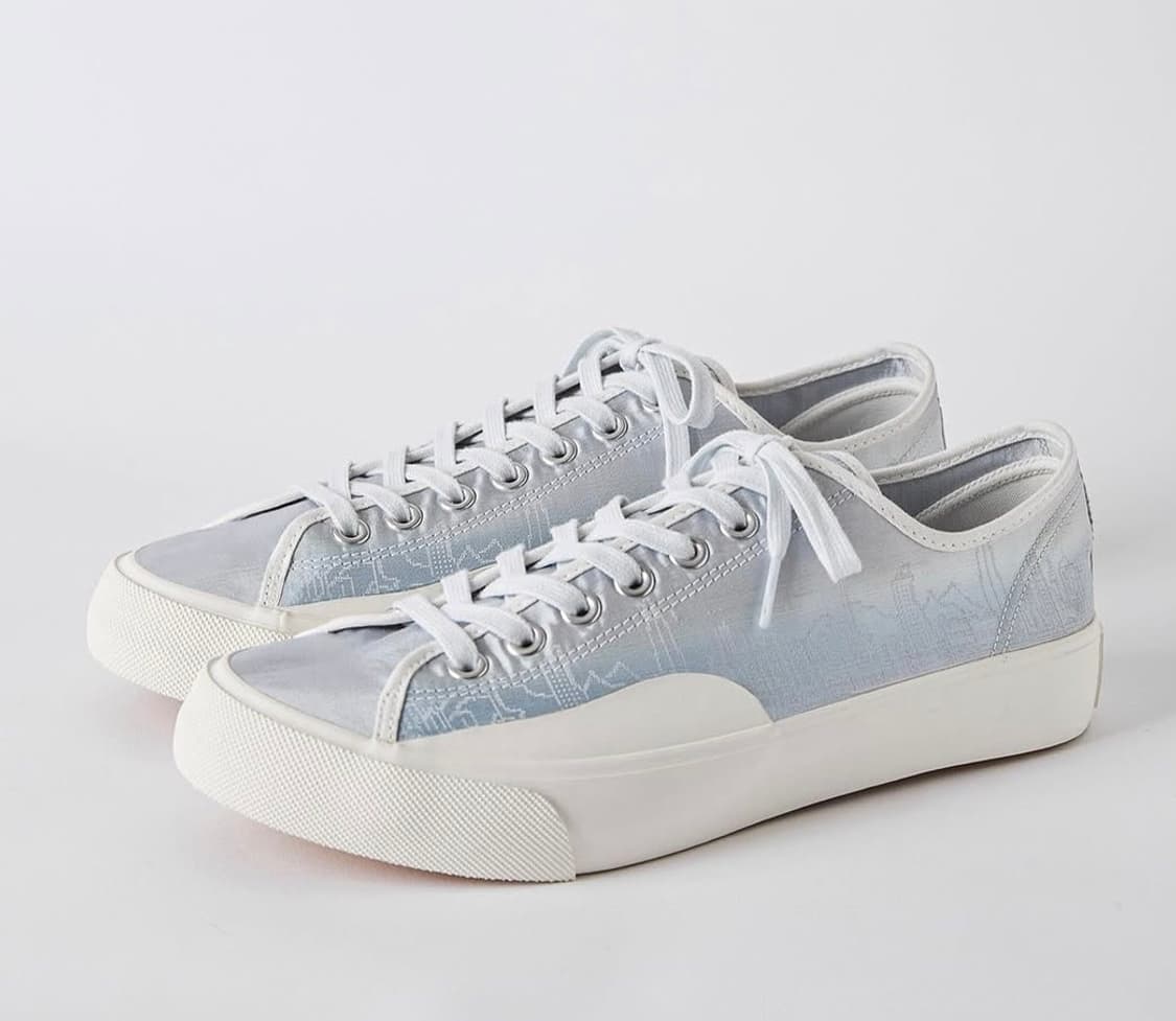 먼슬리슈즈 송해나 정혁 실크 스니커즈 라이트블루 245  상품이미지5