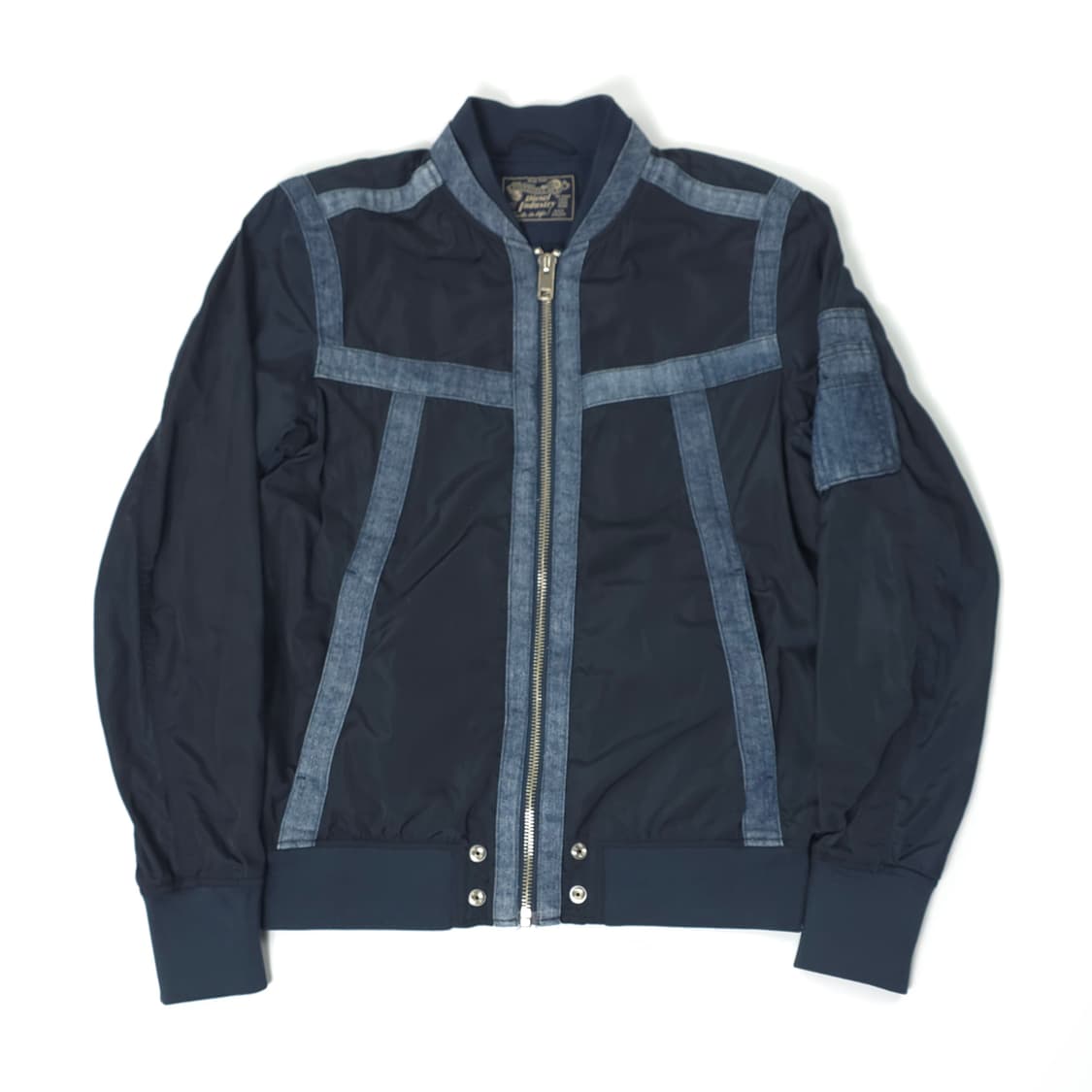디젤 나일론 데님 ma-1 자켓 네이비-중청 데님 (M) 상품이미지1