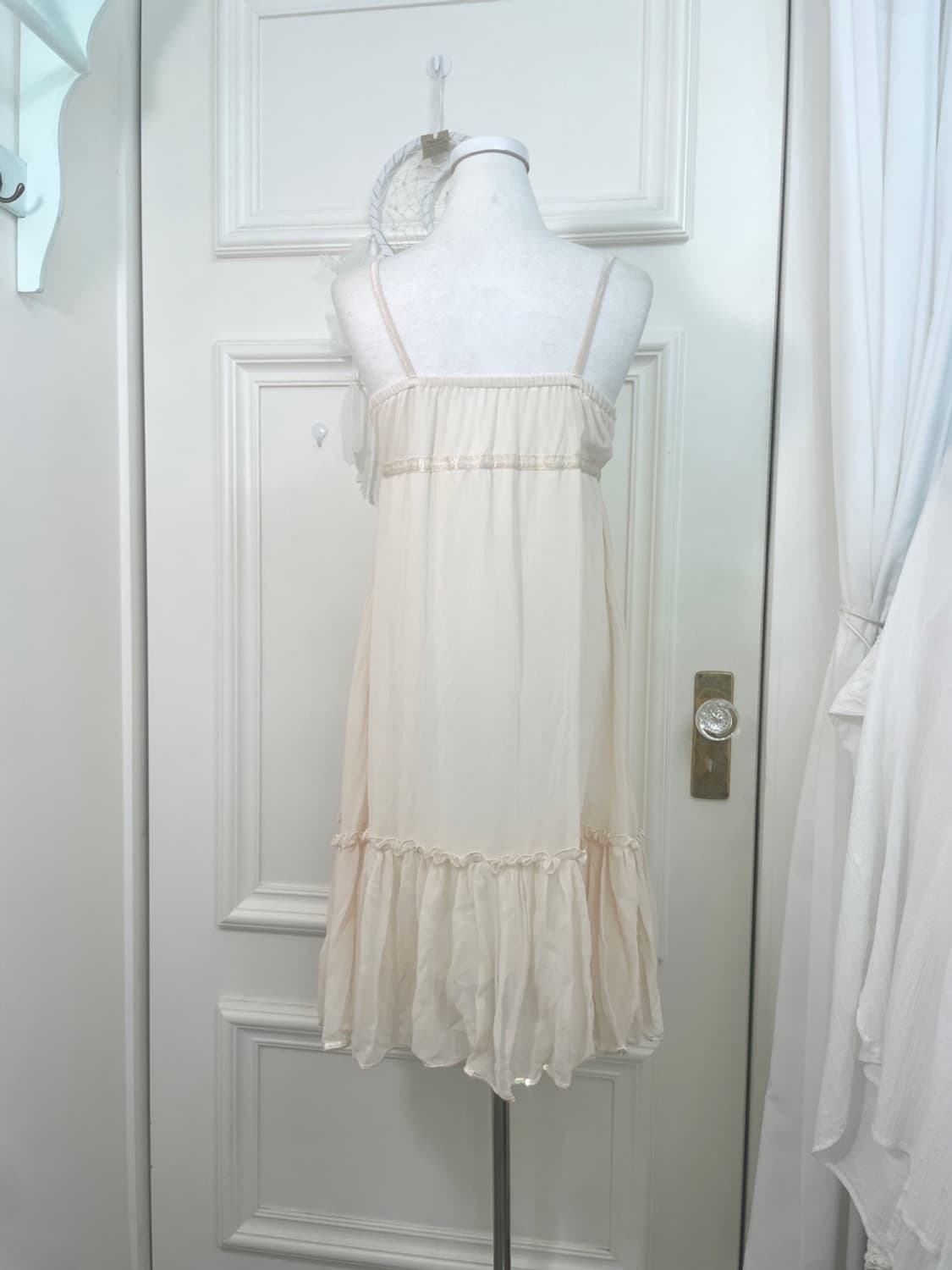 ivory spangle lace bow point summer opc 상품이미지3