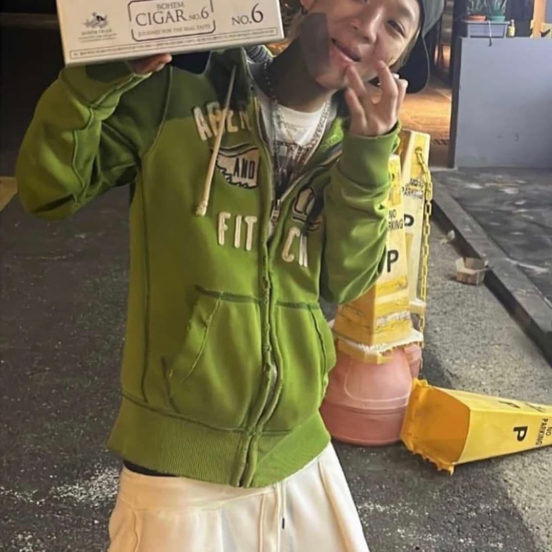 (S) 아베크롬비 양홍원 후드집업 그린  상품이미지3