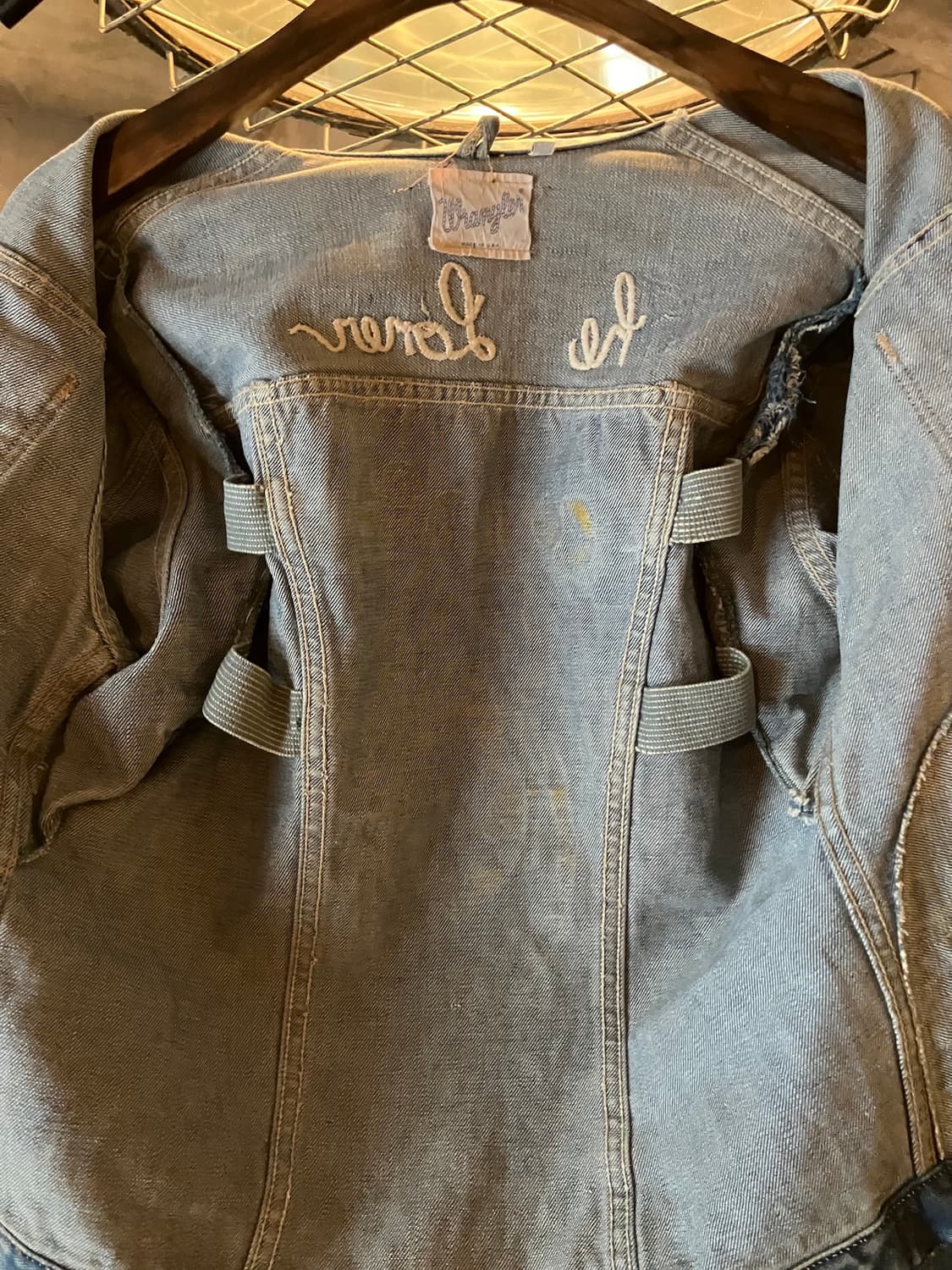 70s USA Wrangler 24MJZ Denim Jacket 상품이미지7