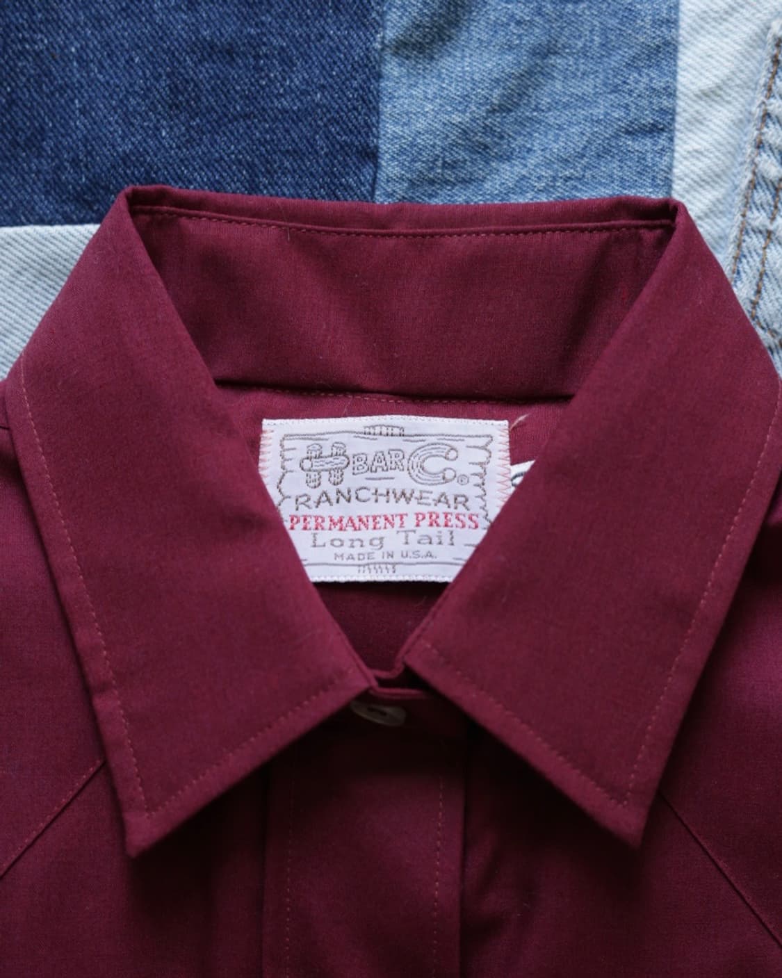 (Deadstock) H Bar C 80s Western Shirt 상품이미지3