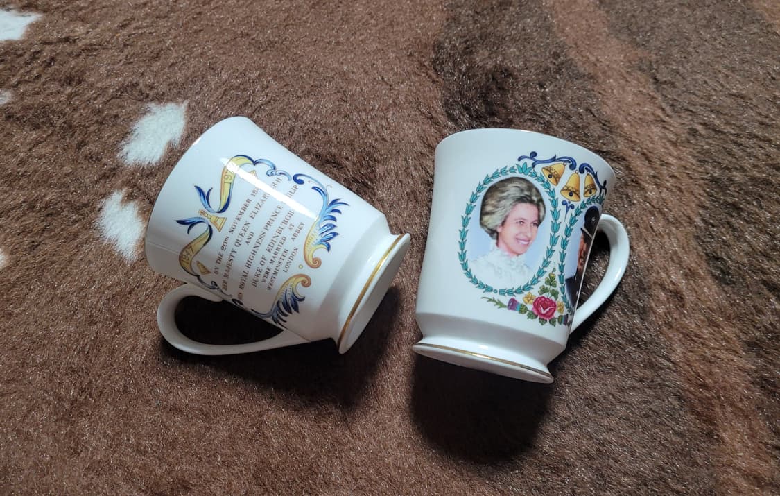 영국 왕실 기념 앤슬리 머그잔 셋트(2종) 상품이미지1