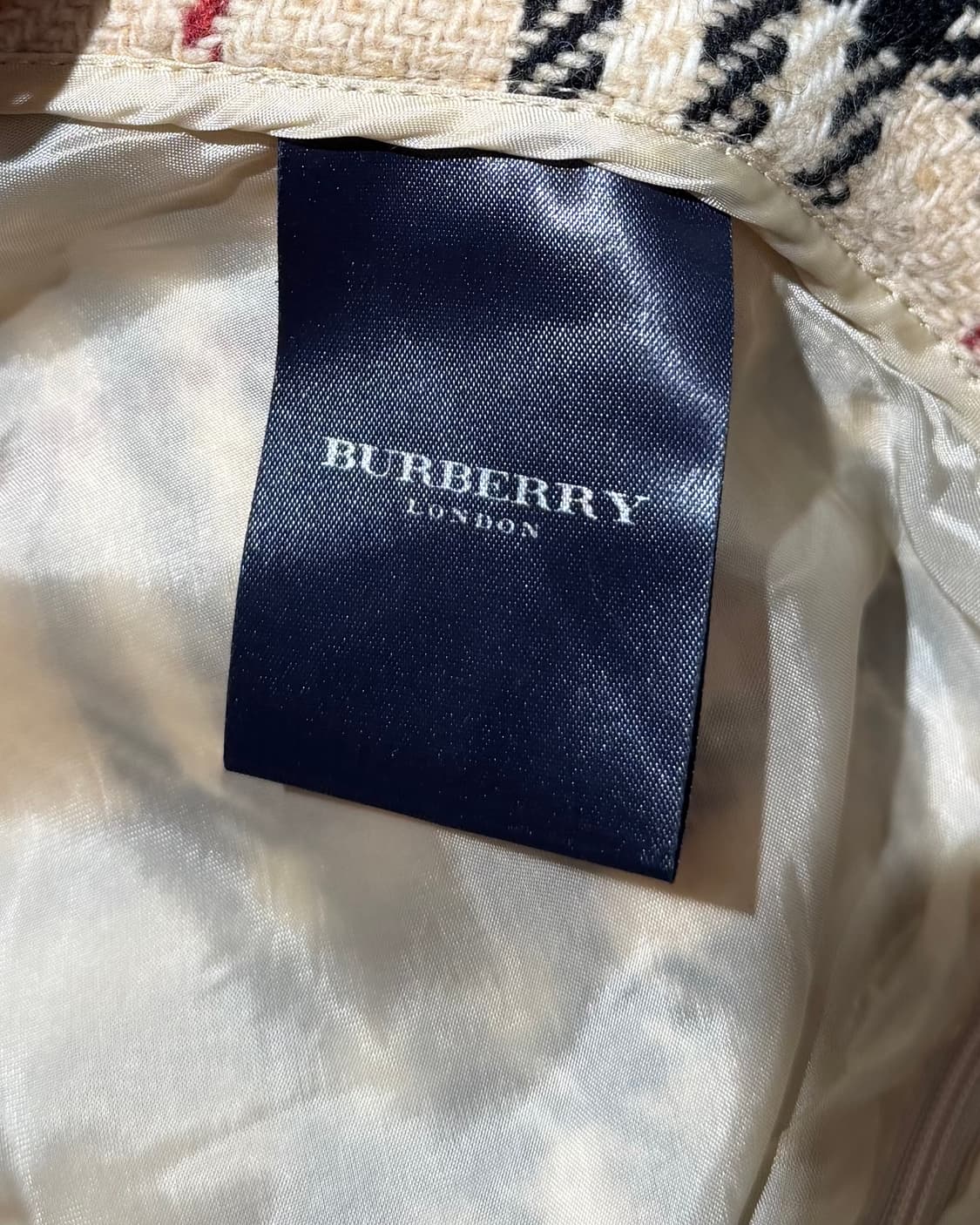 버버리 베이지 노바체크 울 미디스커트 상품이미지9