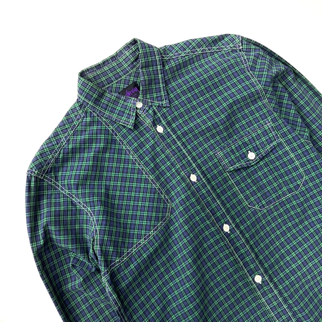[93] Stussy 스투시 체크 셔츠 상품이미지2