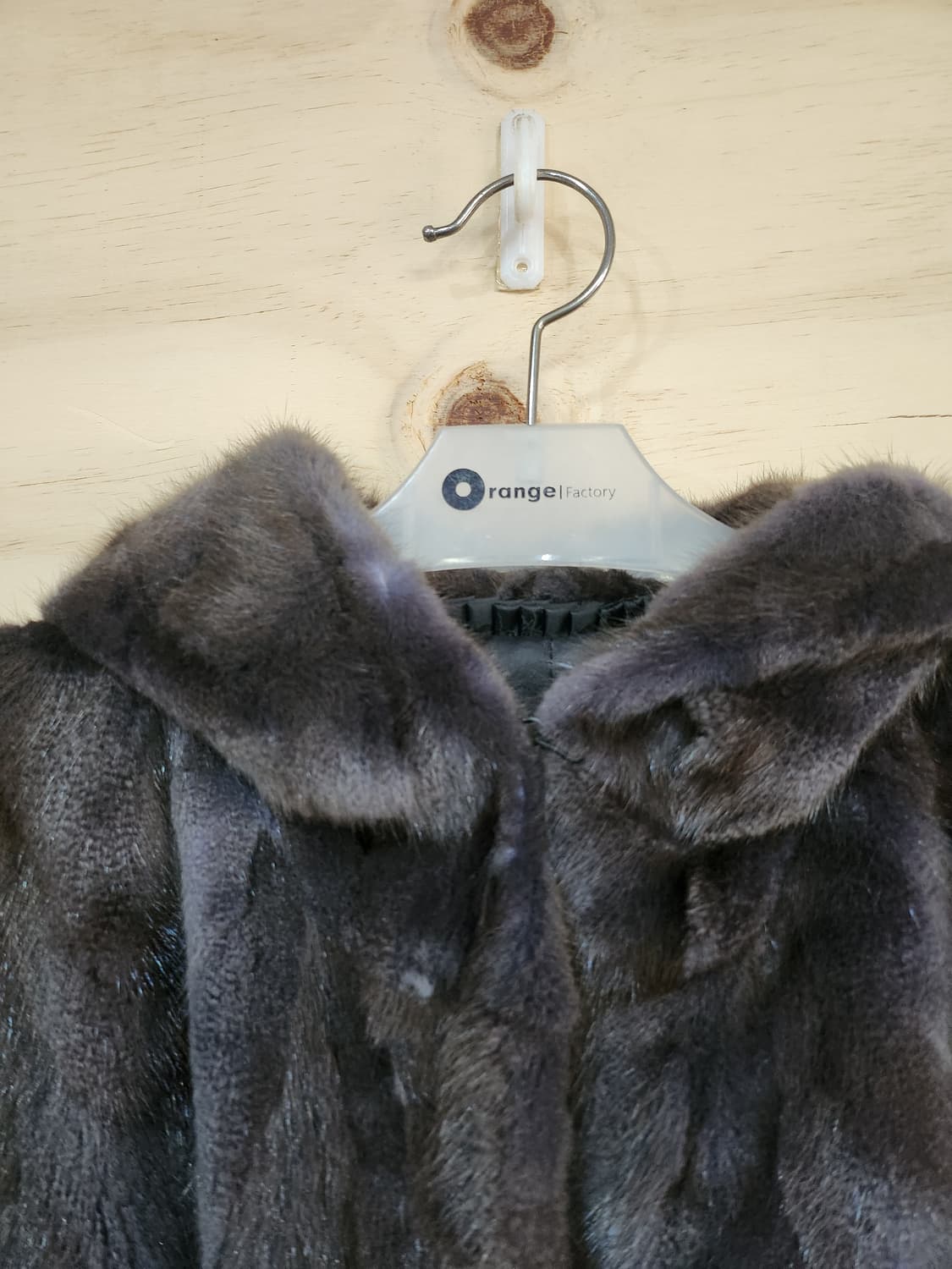 1038) 진도끌레베 하프 후드 밍크자켓 상품이미지4