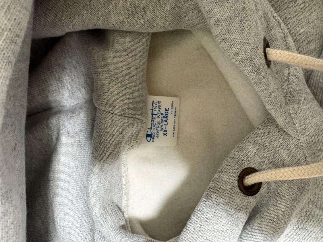 챔피온 블루택 후드티 xxl 상품이미지2