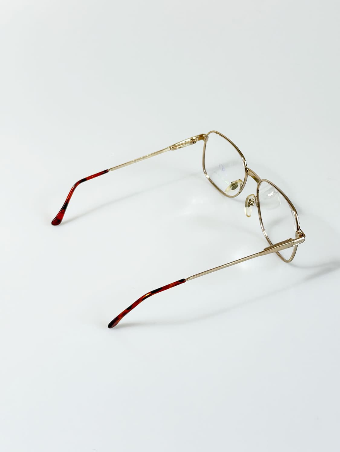 90s CAC OPTICAL 골드 클래식 스퀘어 빈티지 안경 상품이미지5