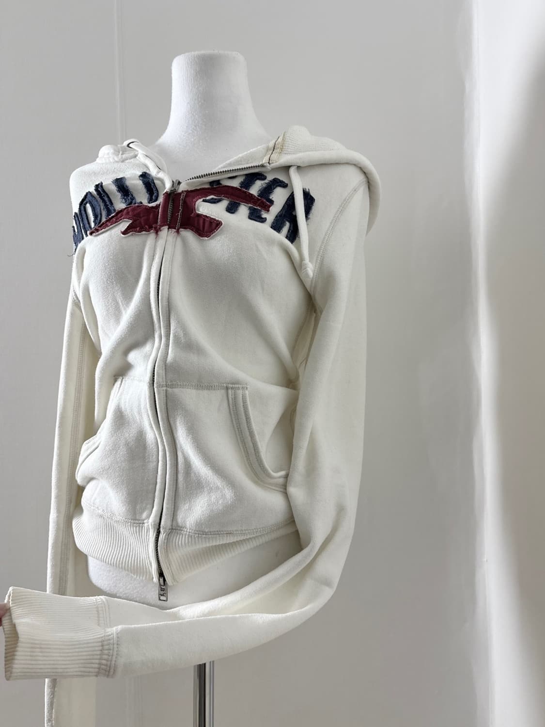 홀리스터 아이보리 후드집업 상품이미지1