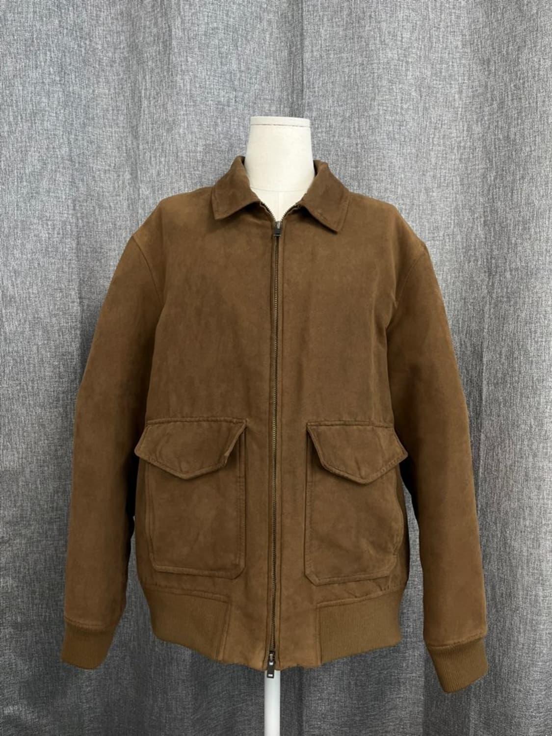 유니클로 스웨이드 블루종 자켓/#3528 상품이미지1