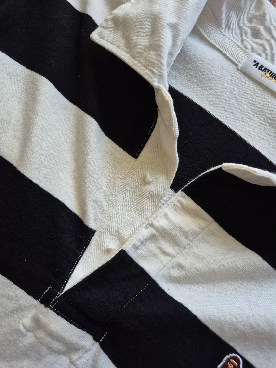 베이프 엘포 패치 보더 티. 상품이미지5