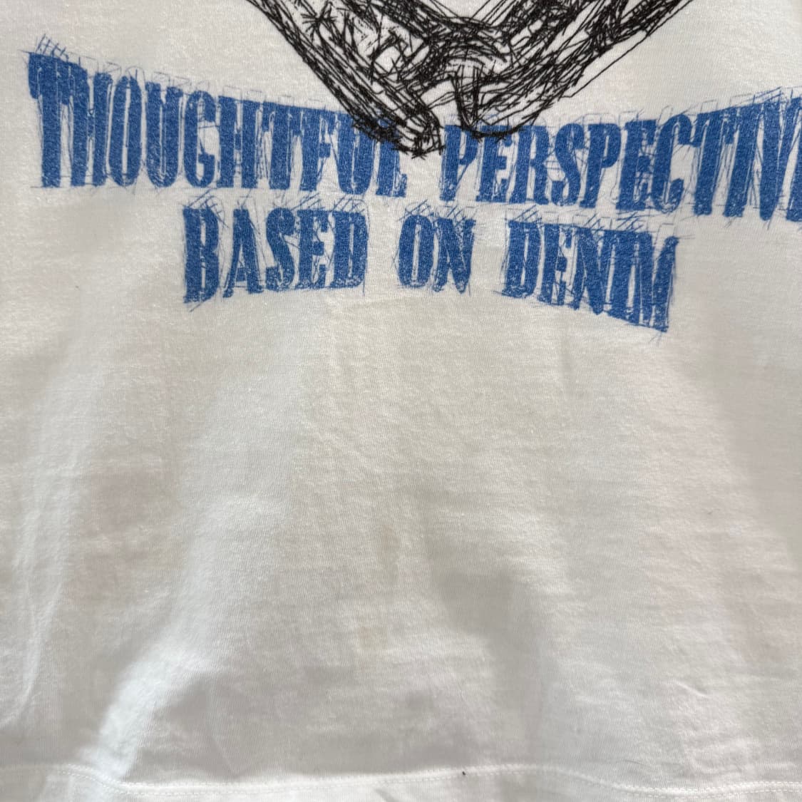 [M] 메종미네드 화이트 반팔 티셔츠 상품이미지6