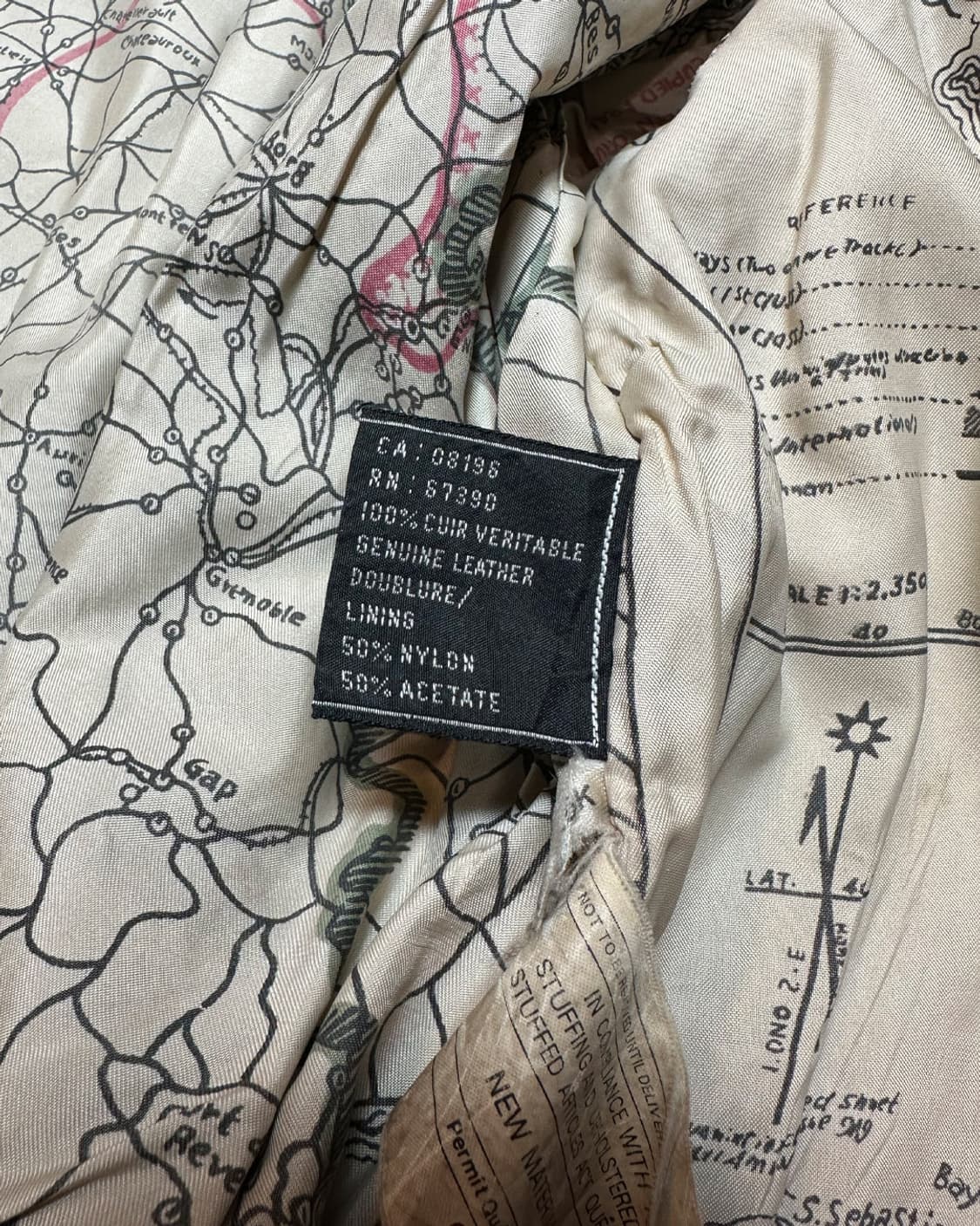 90s ADA 리얼 레더 A-2 플라이트 자켓 made in korea 상품이미지10