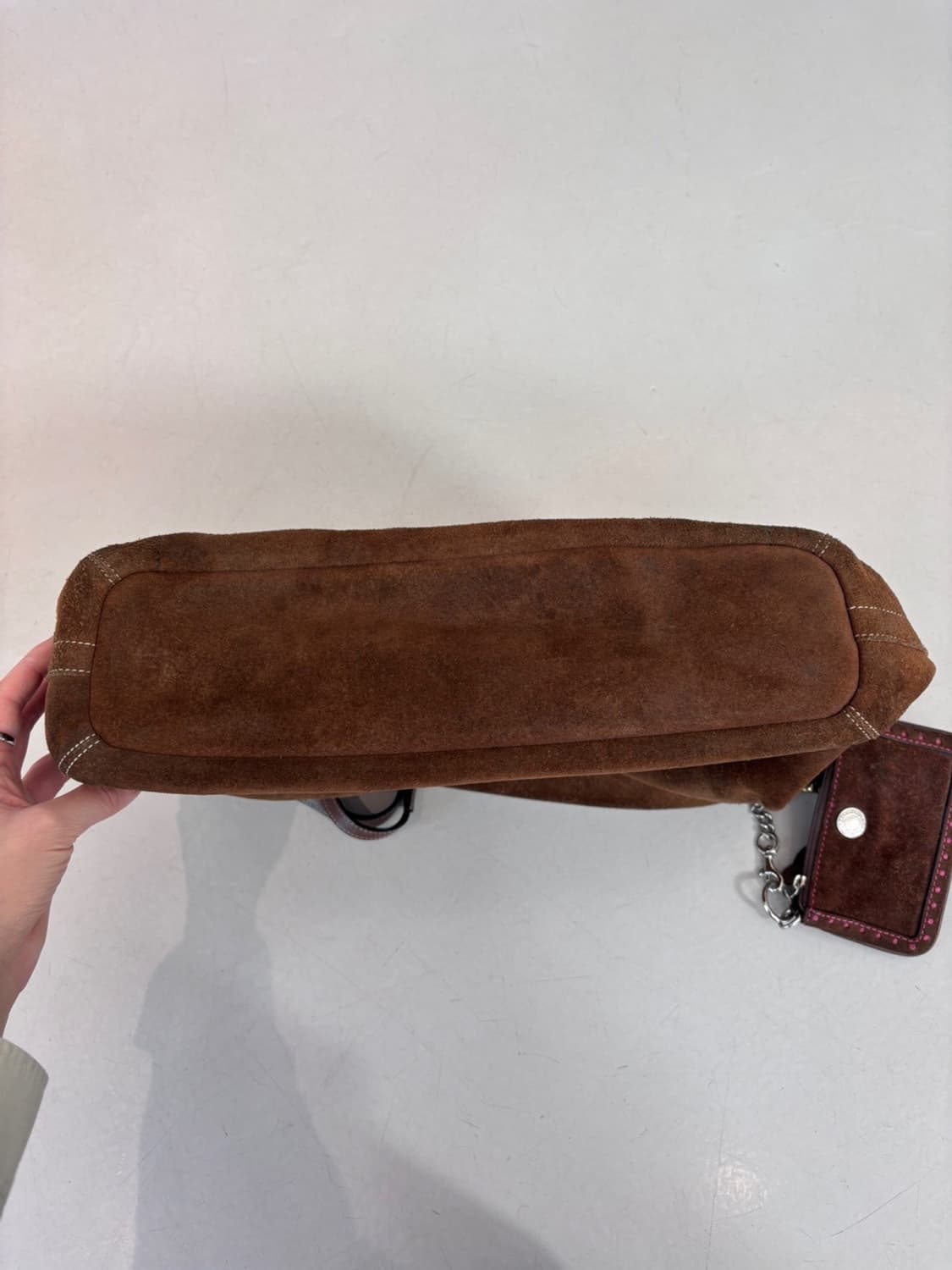 Vintage Old Coach Suede Bag 상품이미지3