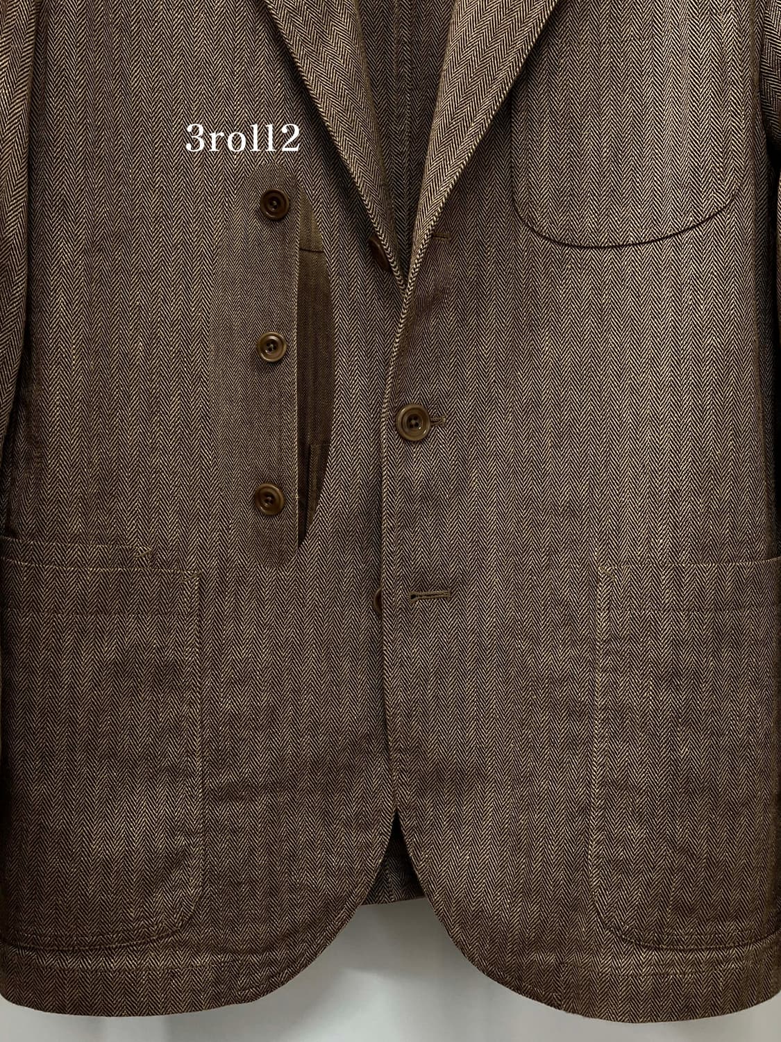 폴로 랄프로렌 클래식 헤링본 탄브라운 스포츠 코트 자켓 상품이미지8