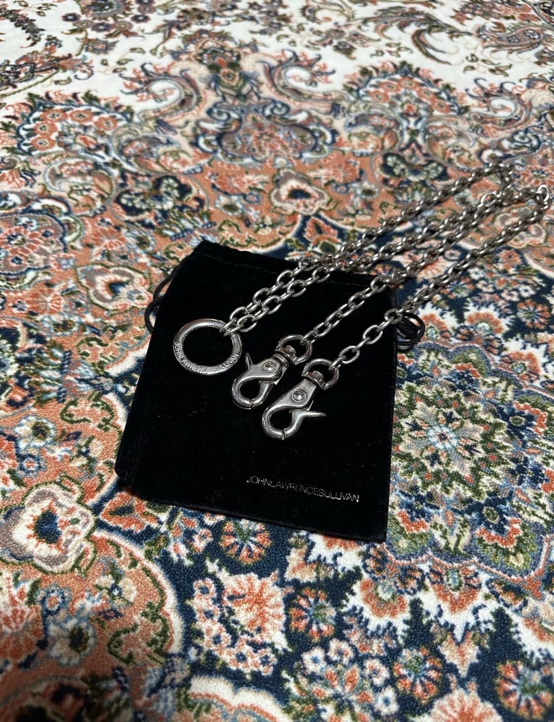 Ling top Long Chain necklace 925 silver 상품이미지2