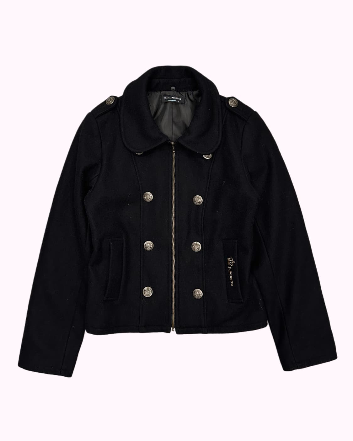 POM PONETTE logo botton zip-up jakcet 상품이미지1