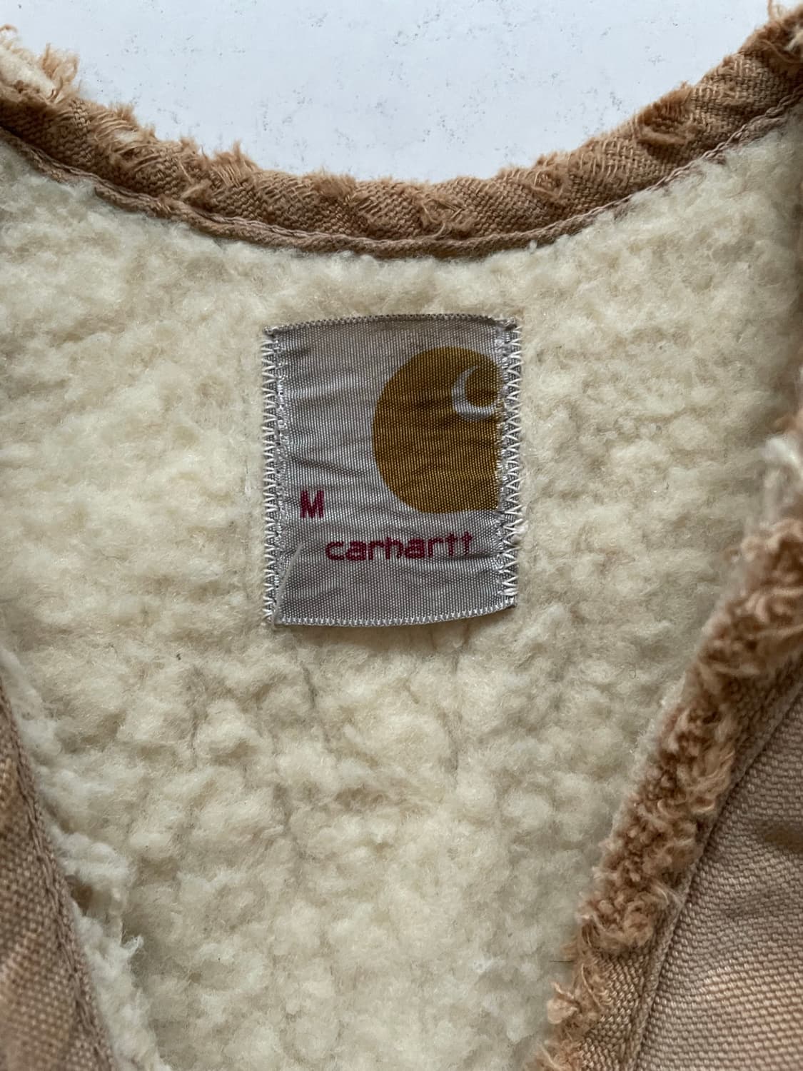 80s 빈티지 칼하트 쉐르파 베스트 상품이미지5