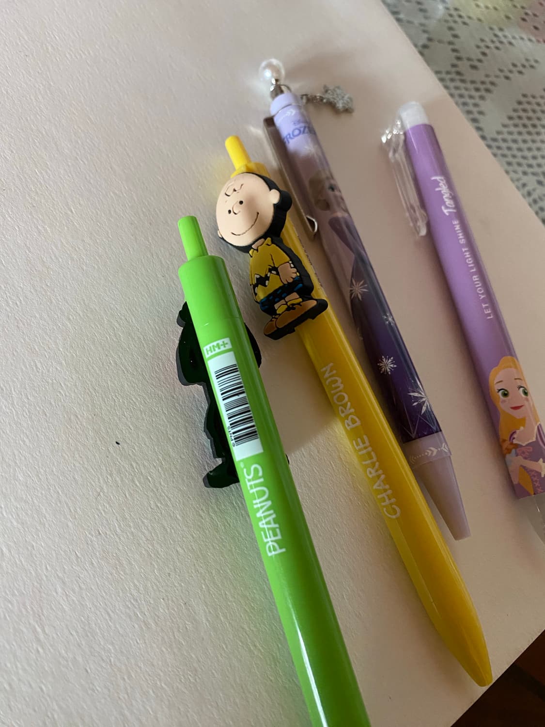 디즈니 겨울왕국/스누피 캐릭터 볼펜 세트 상품이미지2