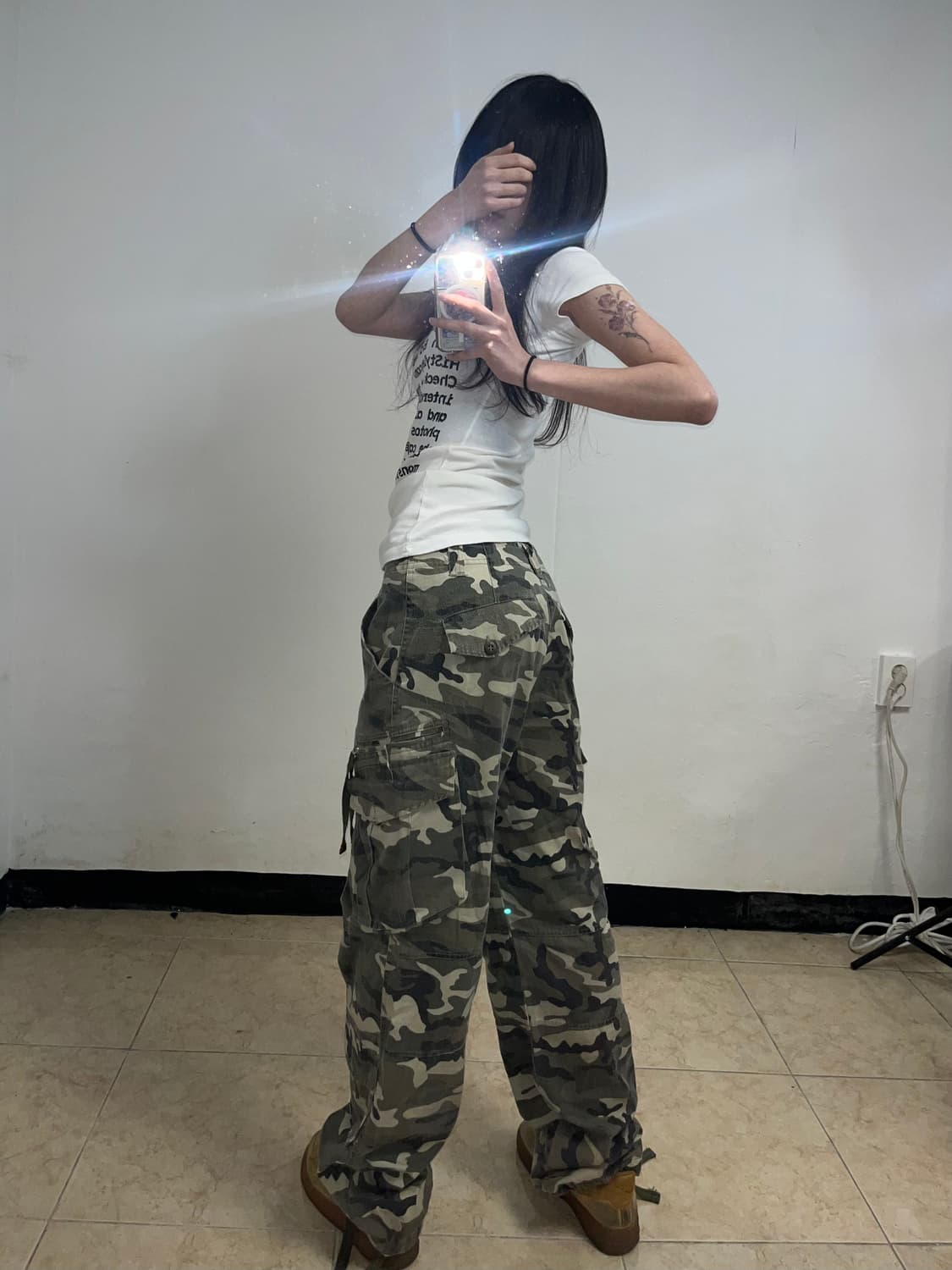 00‘s 카모 카고 팬츠 상품이미지4
