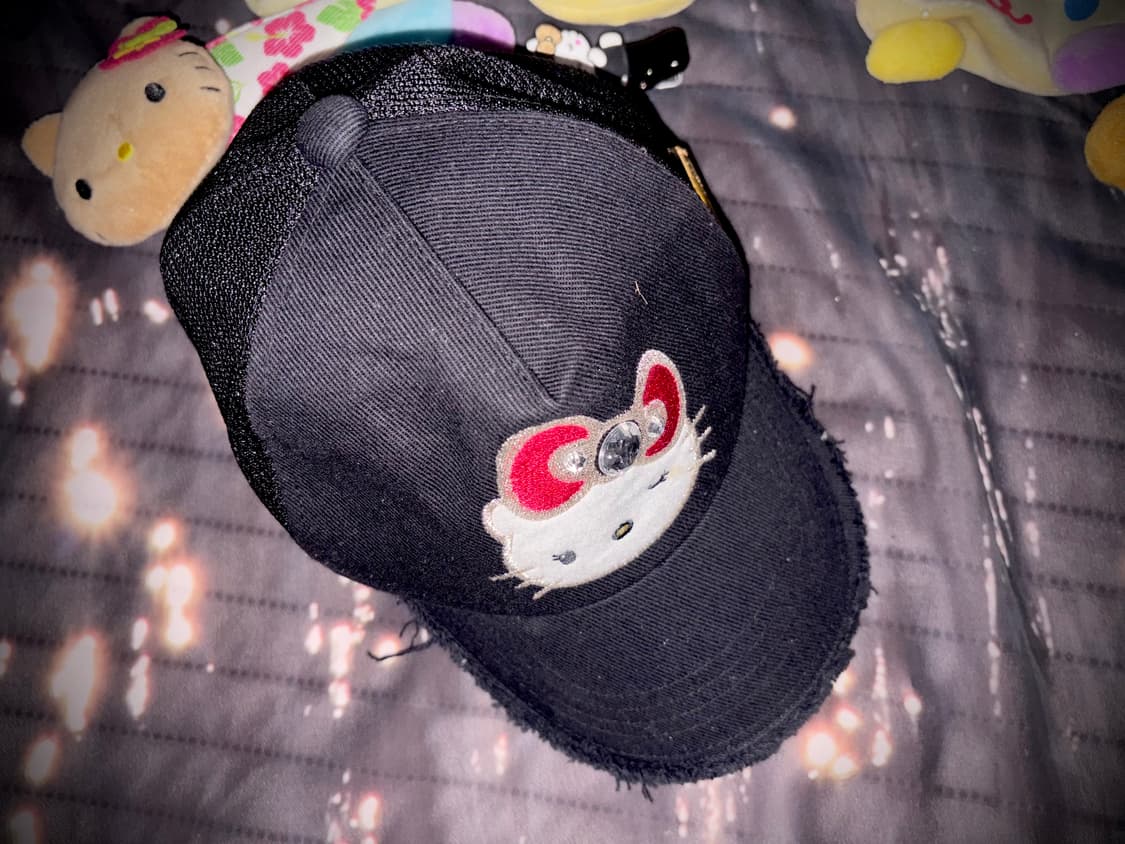 빈티지 Rady 키티 블랙 볼캡 y2k 상품이미지1