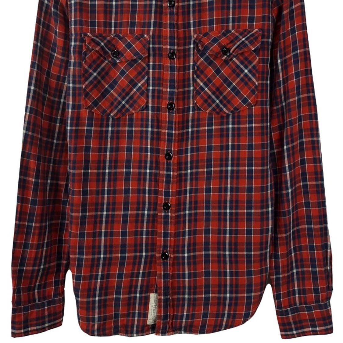 [데님앤서플라이] 투포켓 빈티지 체크 셔츠 P01387 상품이미지5